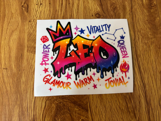 Leo Cup Decal