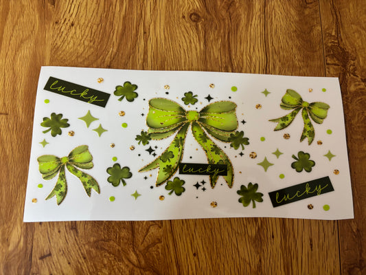 St Patrick's Day Cup Decal