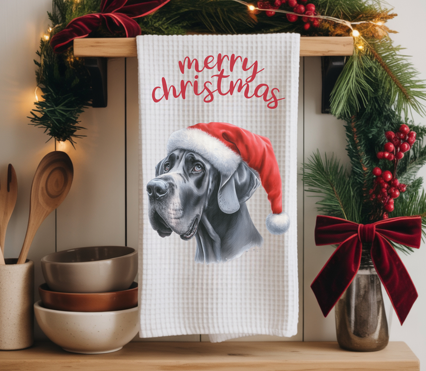 Christmas Dish Towels set