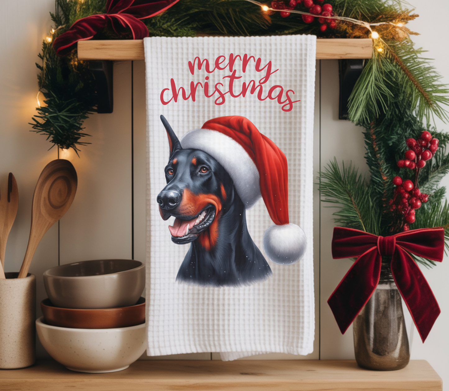 Christmas Dish Towels set