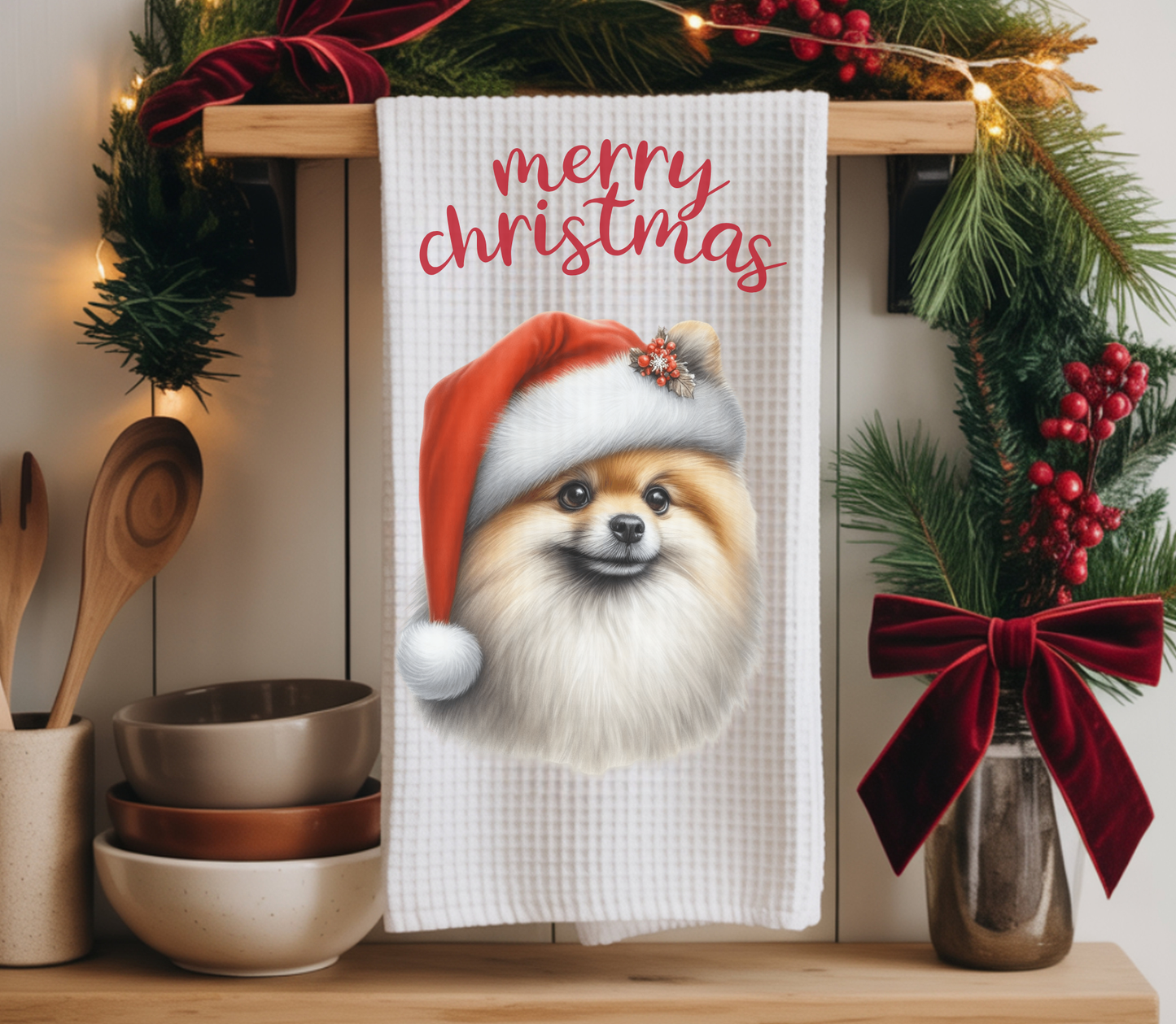 Christmas Dish Towels set