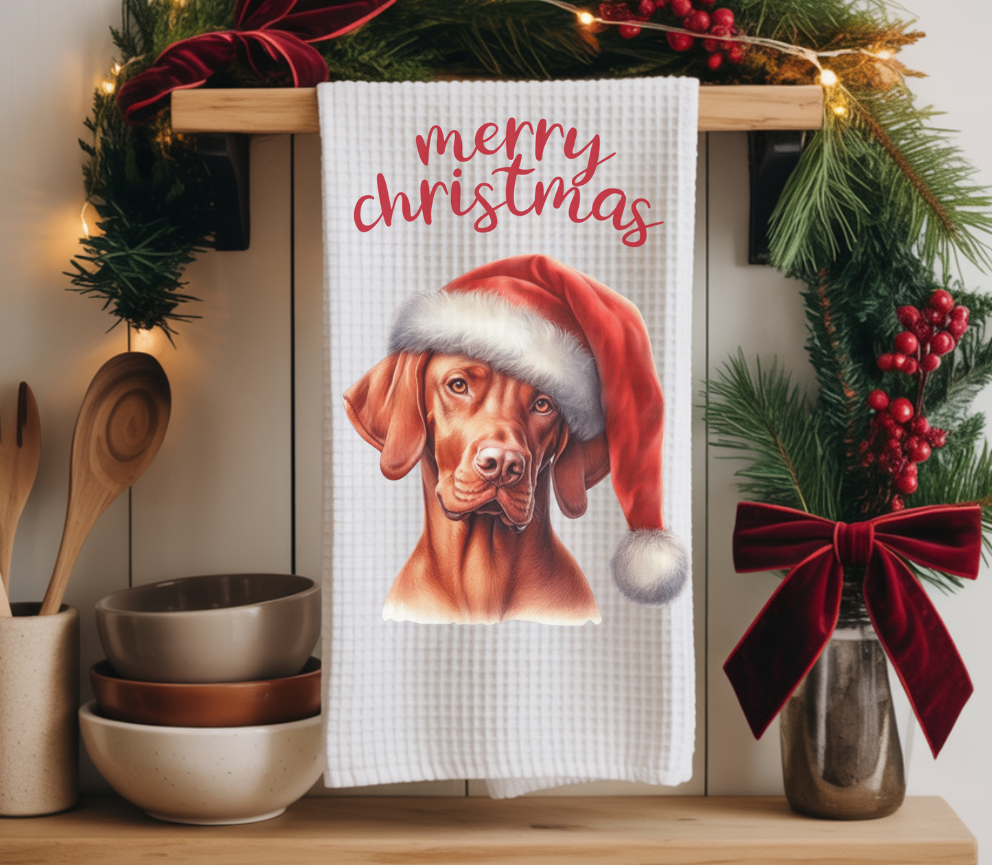Christmas Dish Towels set