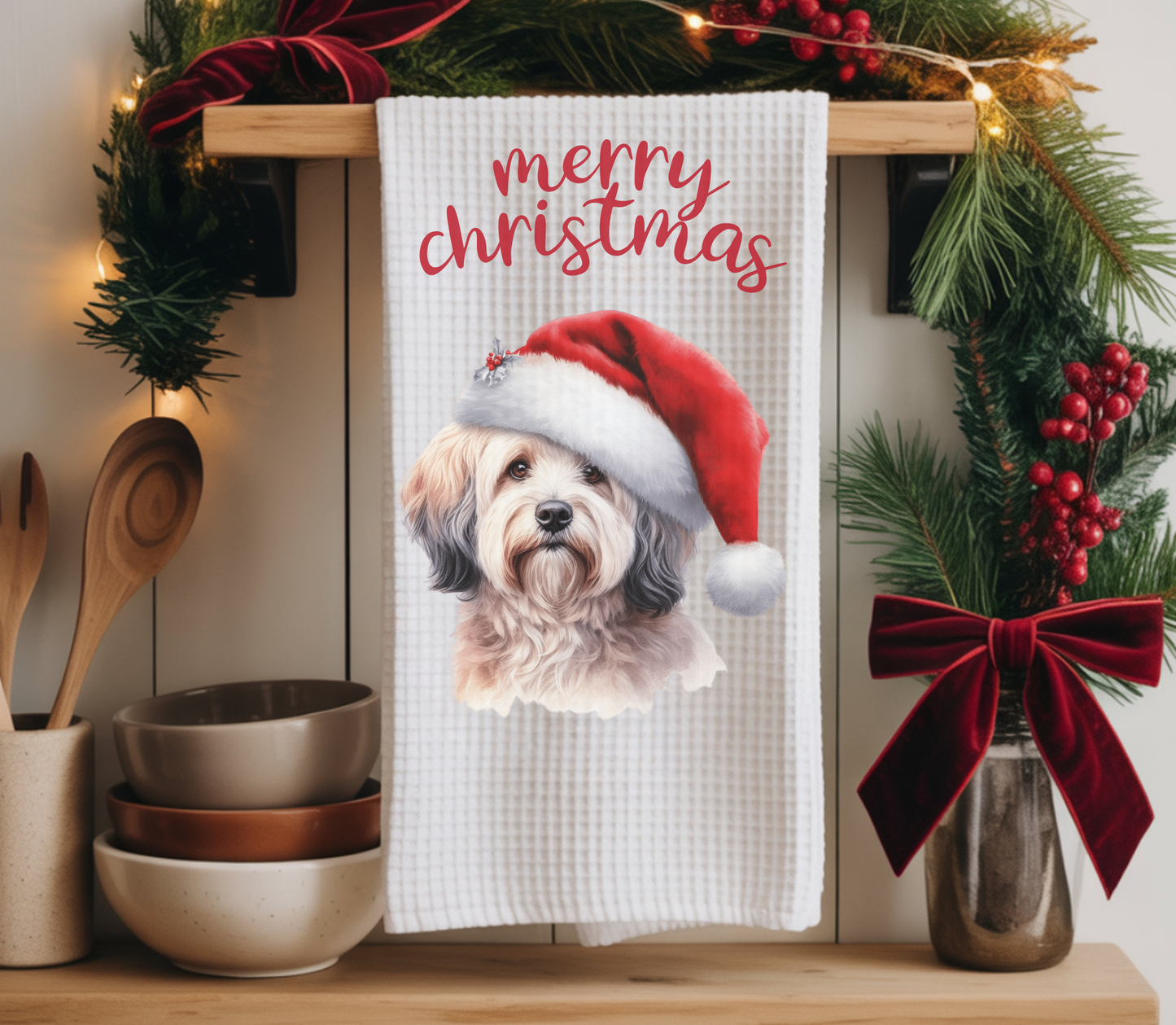 Christmas Dish Towels set