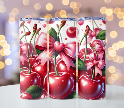 Cherry 20oz Tumbler | Glitz & Glamour