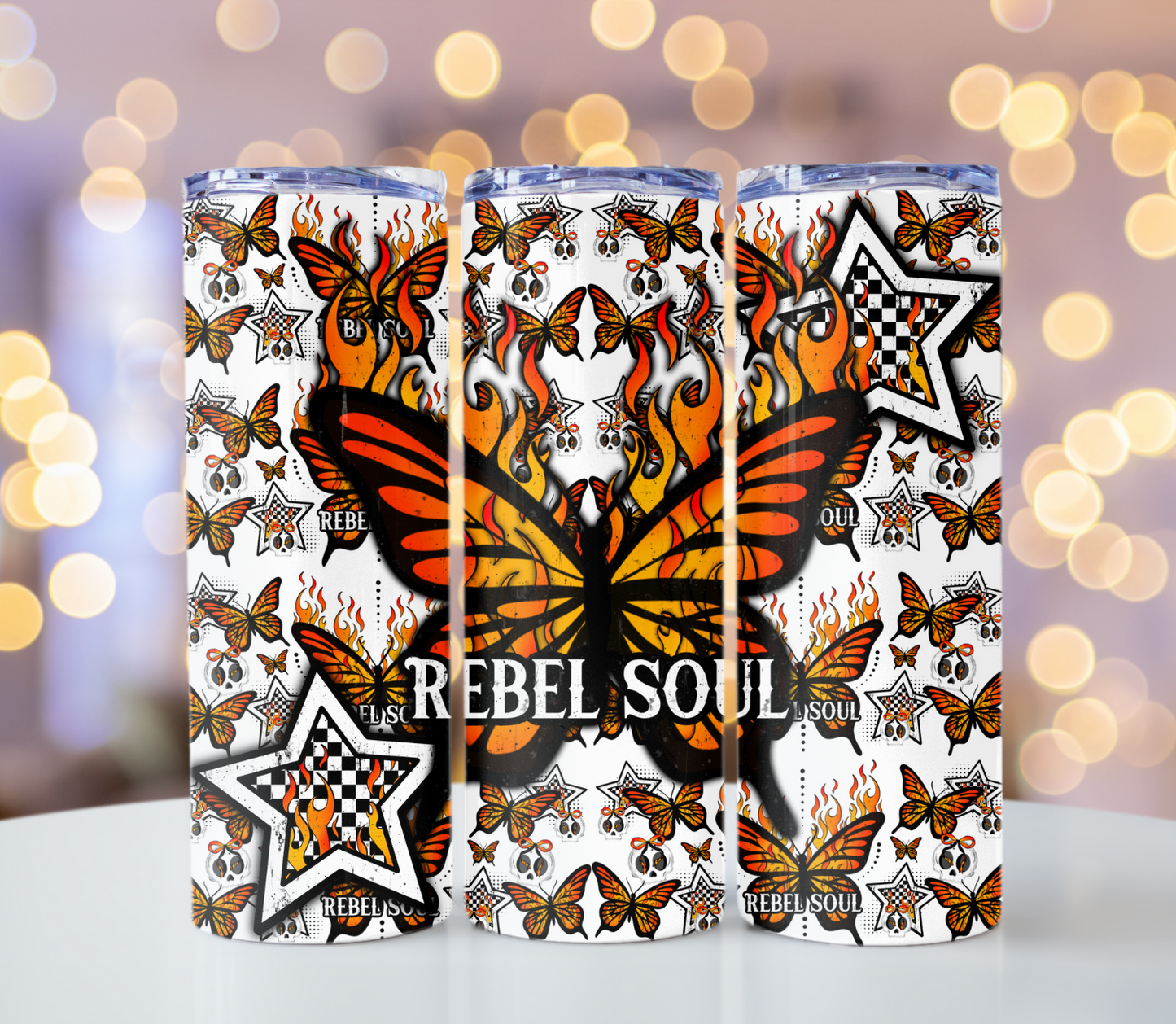 20oz Rebel Soul Tumbler | Glitz & Glamour