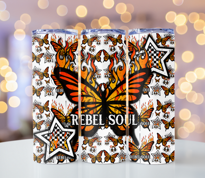 20oz Rebel Soul Tumbler | Glitz & Glamour
