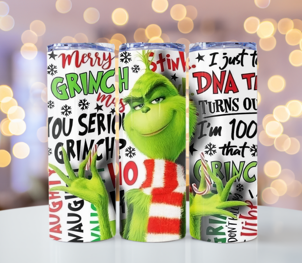 20oz Christmas Character tumbler