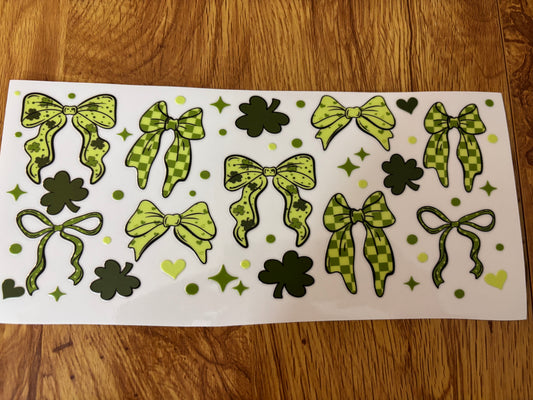 St Patrick's Day Cup Decal