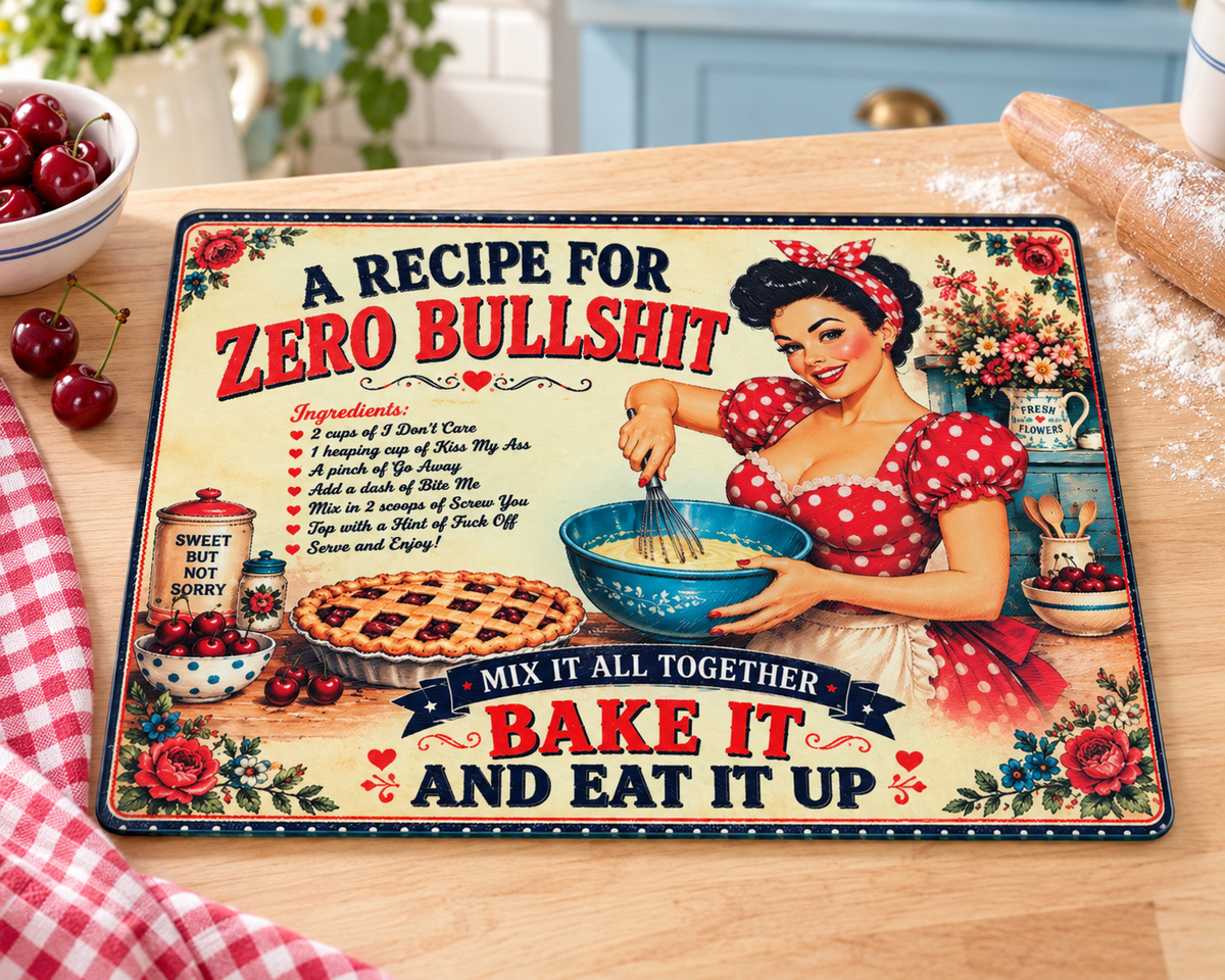 Zero BullShit Glass Cutting Board