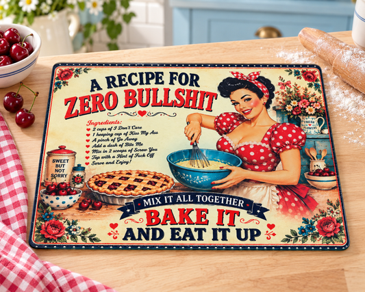 Zero BullShit Glass Cutting Board