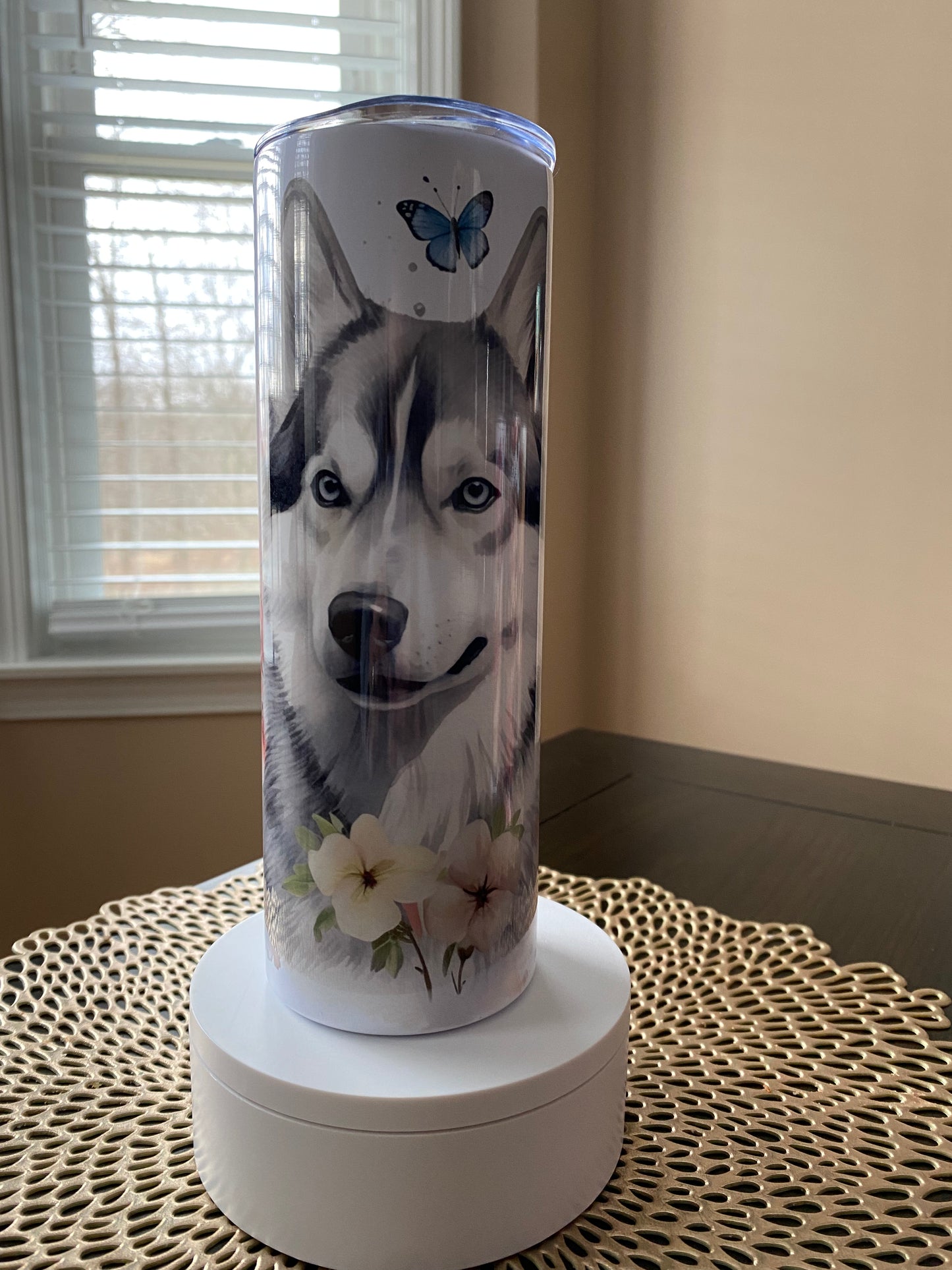 Husky Dog Tumbler | Glitz & Glamour Tumblers