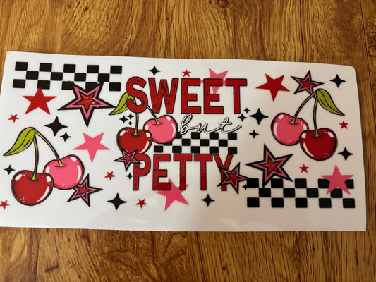 Sweet and Petty Cup Decal