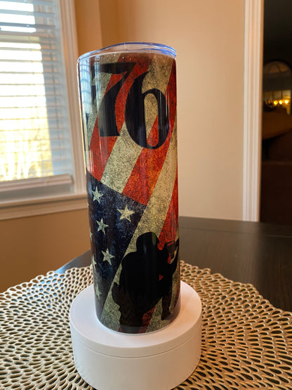 Flag 1776 Tumbler | Glitz & Glamour Tumblers