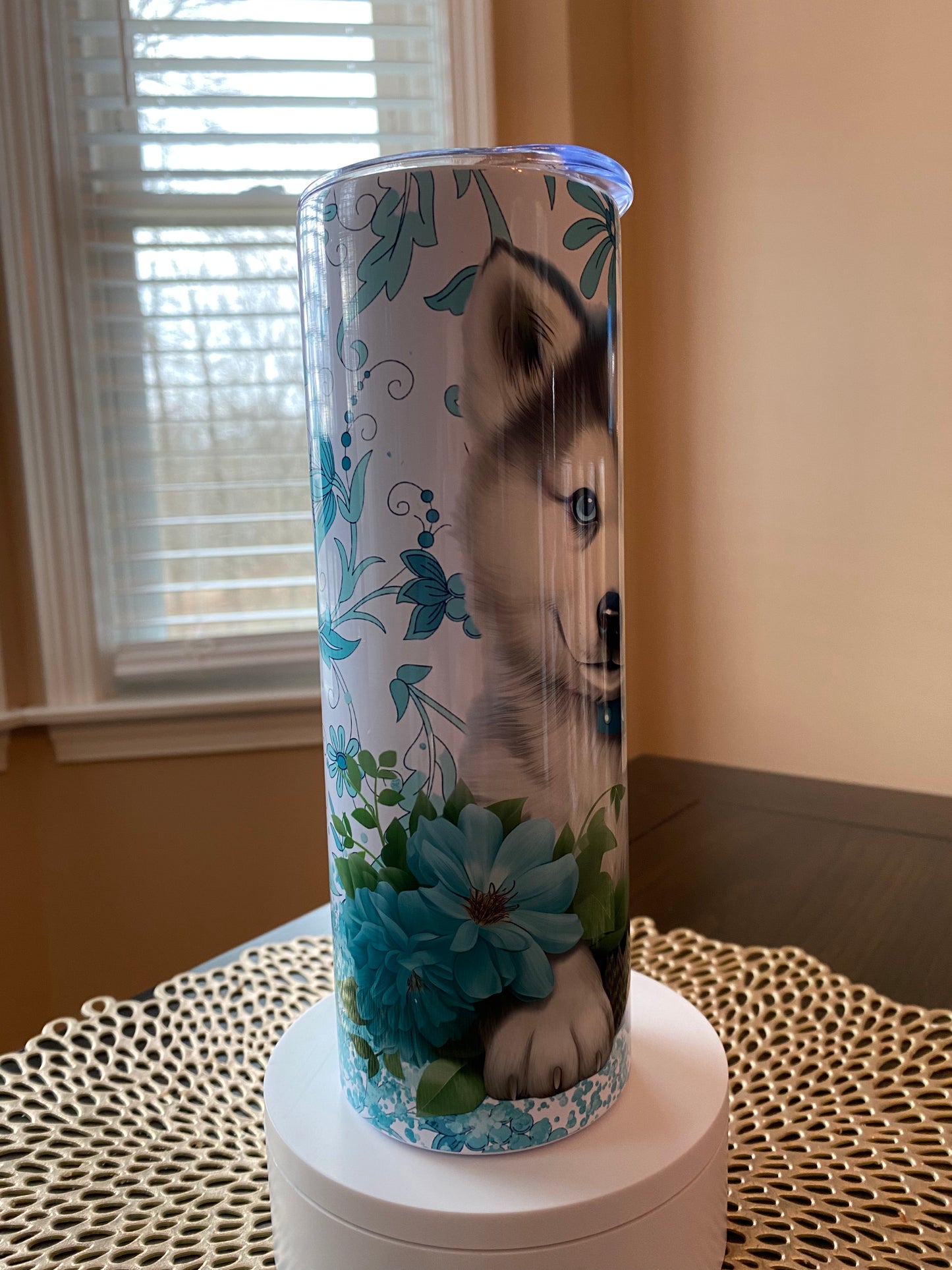 Husky Dog Tumbler | Glitz & Glamour Tumblers