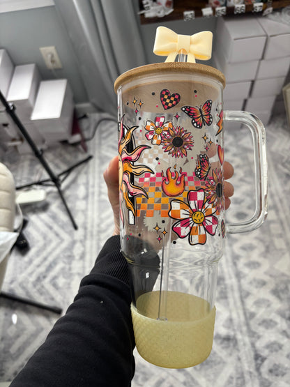 Sun 40oz Glass Tumbler