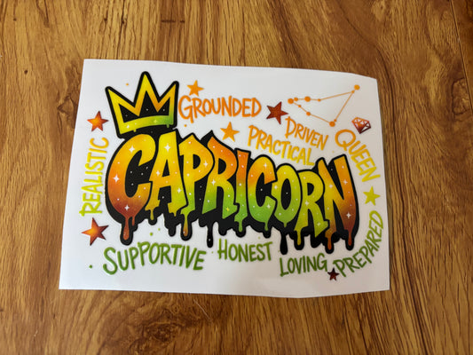 Capricorn Cup Decal