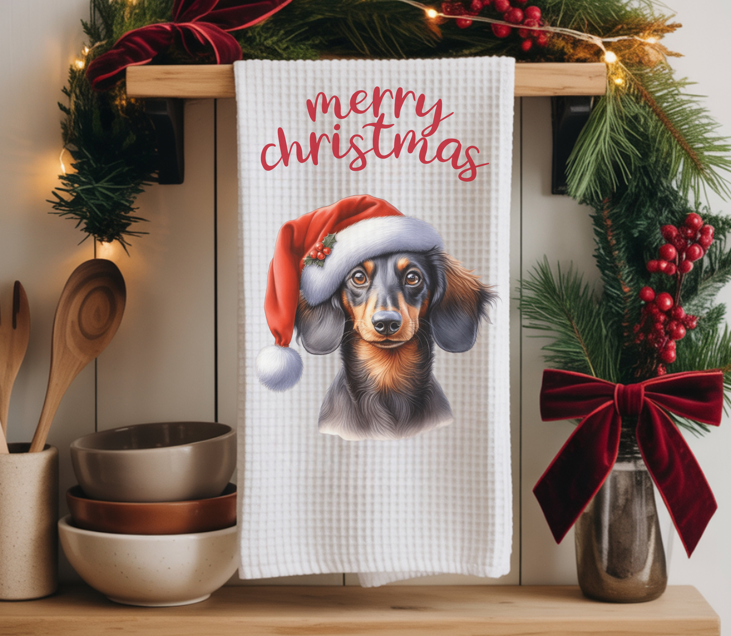 Christmas Dish Towels set