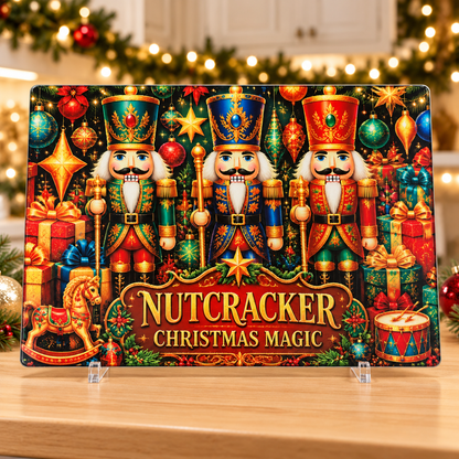 Nutcracker Glass Cutting Board
