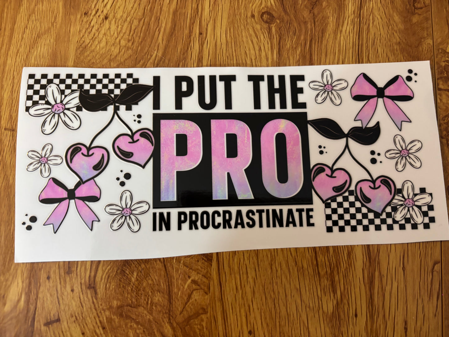 Procrastinate Cup Wrap