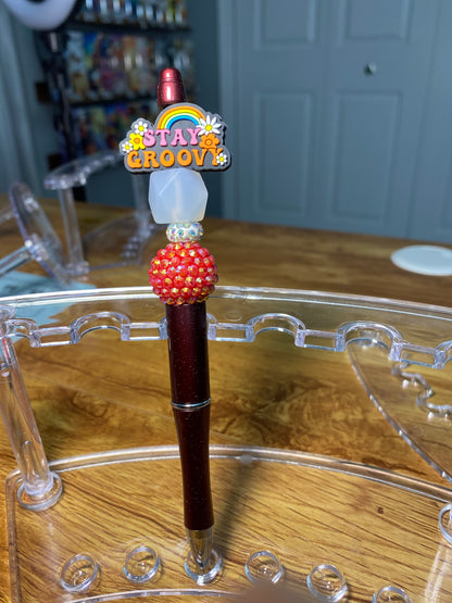 Stay Groovy Beaded Pen Glitz & Glamour Tumblers