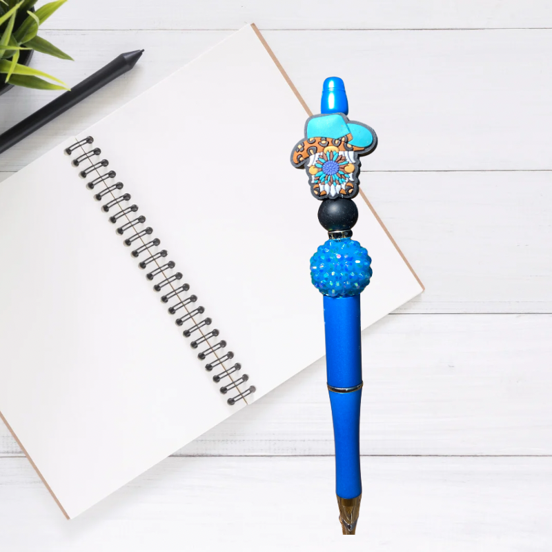 Cow Girl Gnome Beaded Pen | Glitz & Glamour Tumblers