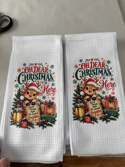 Christmas is Here Towels