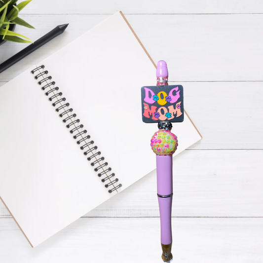 Dog Mom Beaded Pen | Glitz & Glamour Tumblers