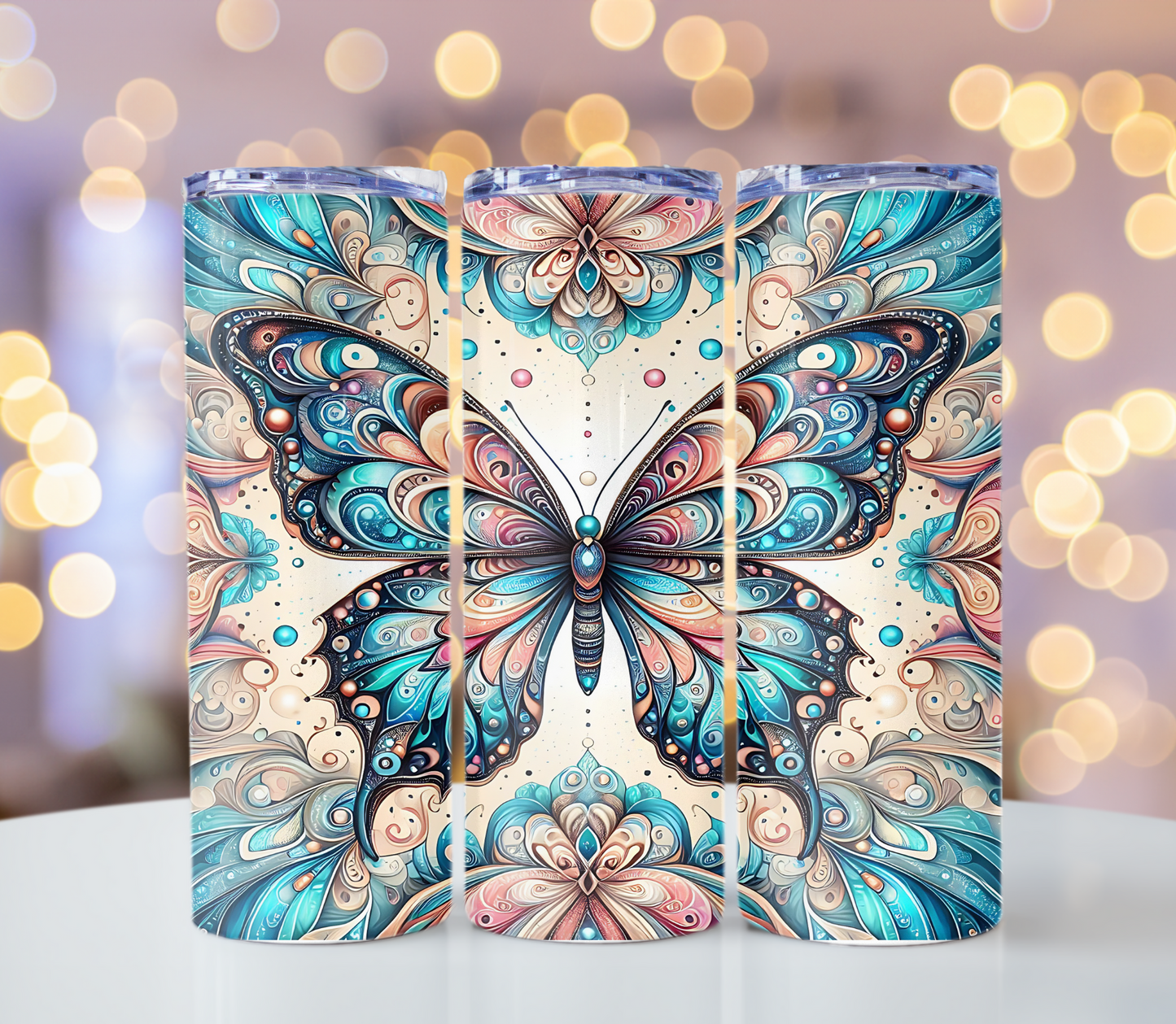 Butterfly Tumbler | Glitz & Glamour Tumblers