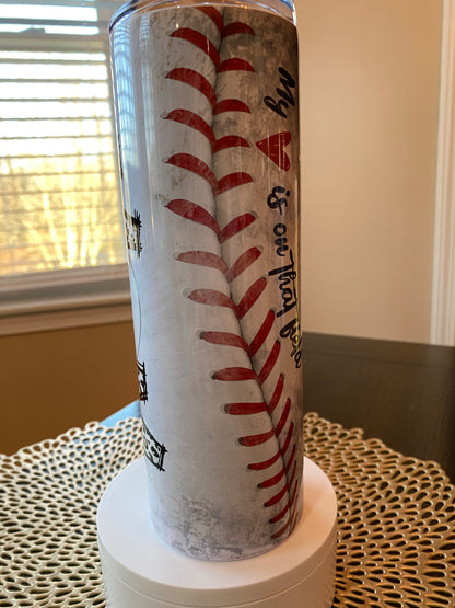 Baseball Mom Tumbler | Glitz & Glamour Tumblers