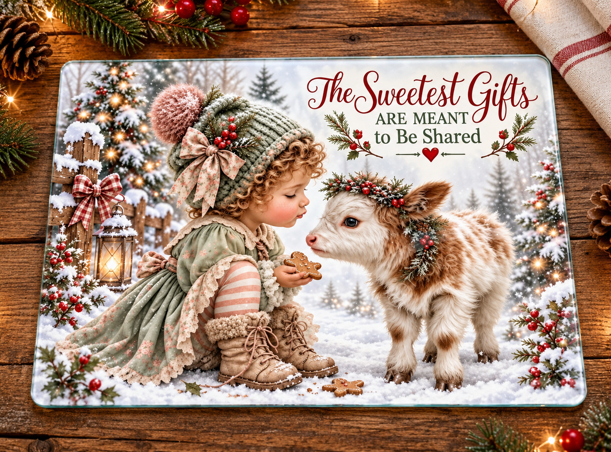The Sweetest Gifts Glass Cutting Board