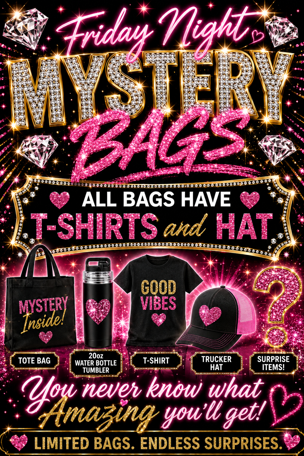 Mystery bags on TikTok live 6/5