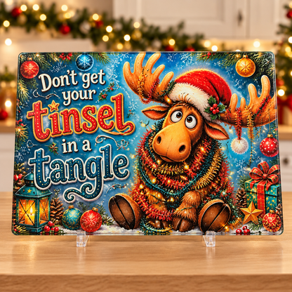 Funny Moose Cutting Board