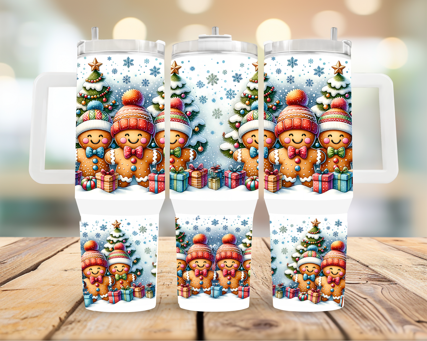 40oz Gingerbread Tumbler | Glitz & Glamour