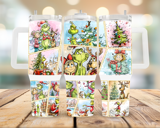 40oz Christmas Character Tumbler