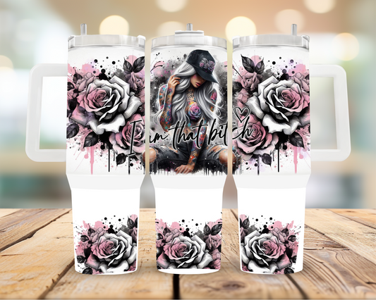 40oz Sarcastic Tumbler | Glitz & Glamour