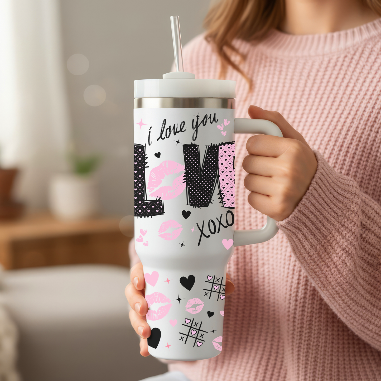 40oz Valentine Love Tumbler