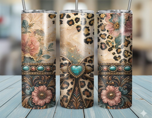 20oz Western Bow Tumbler