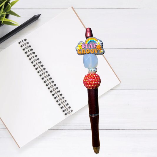 Stay Groovy Beaded Pen Glitz & Glamour Tumblers