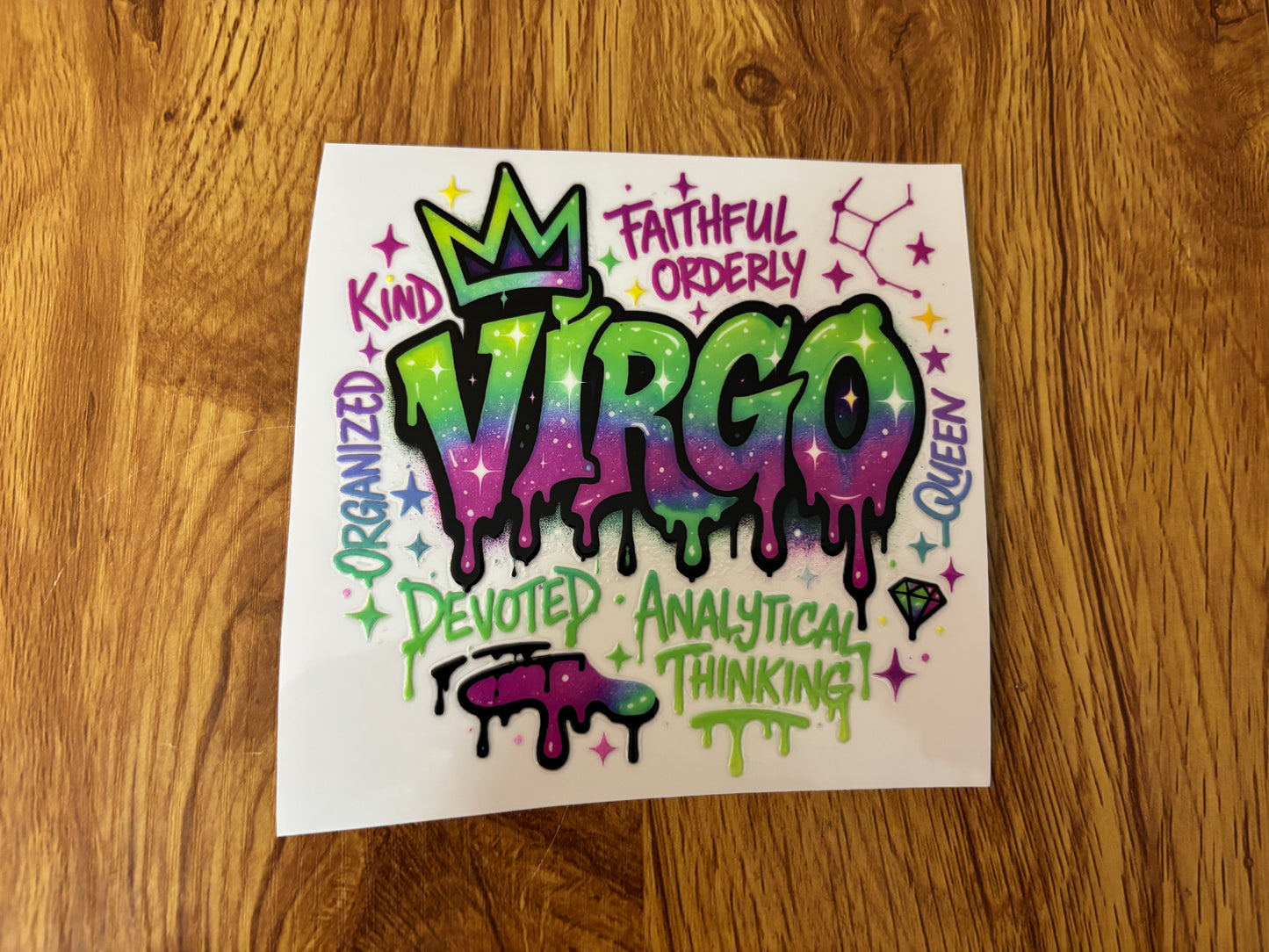 Virgo Cup Decal