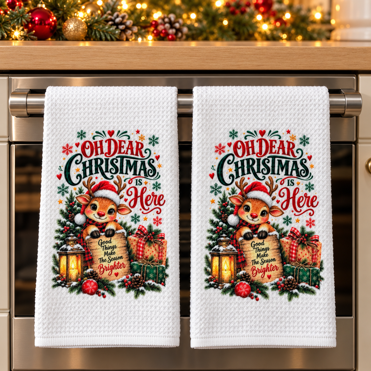 Christmas is Here Towels