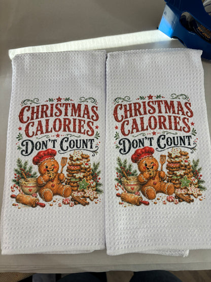 Christmas Calories Don’t Count Towels