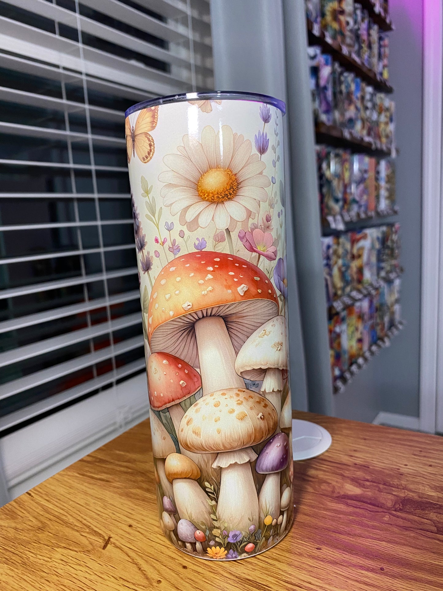 Mushroom  Tumbler | Glitz & Glamour Tumblers