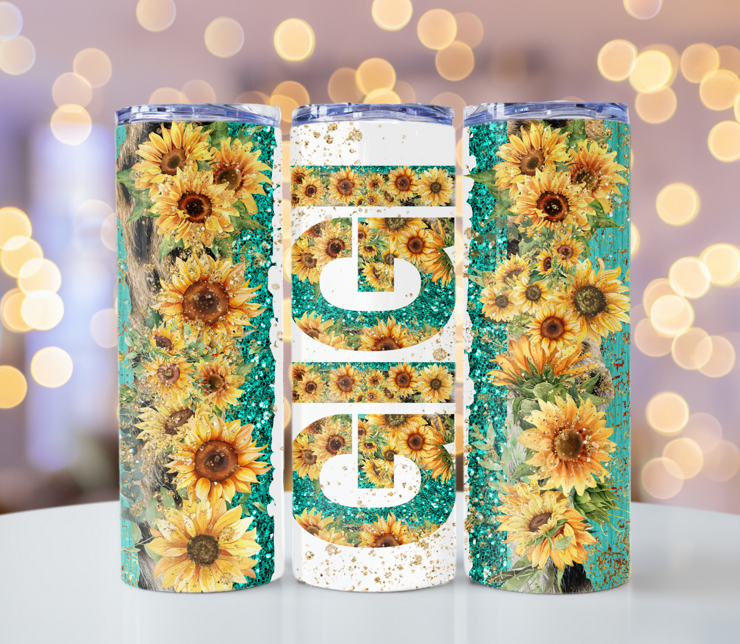 Gigi floral design Tumbler | Glitz & Glamour Tumblers