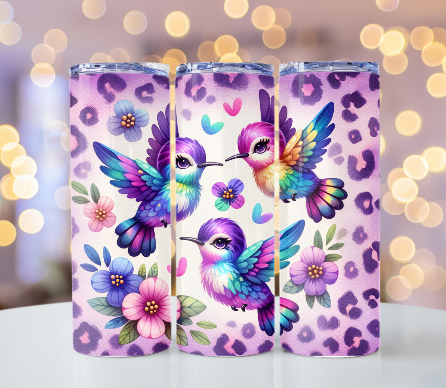 Hummingbirds Tumbler | Glitz & Glamour Tumblers