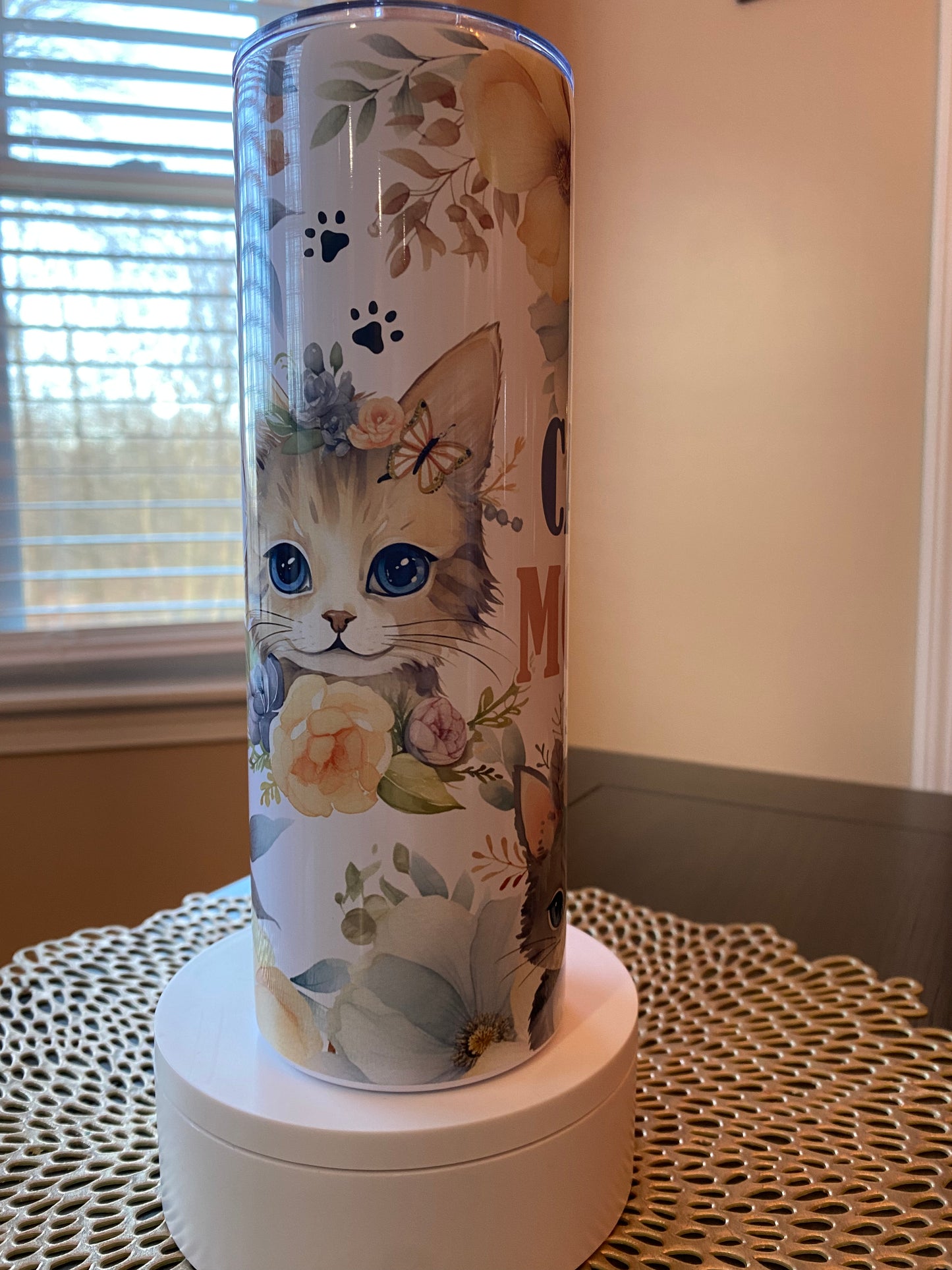 Cat Mom Tumbler | Glitz & Glamour Tumblers