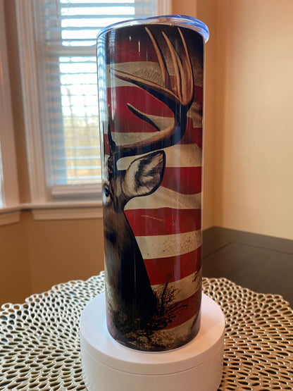 Deer Patriotic Design | Glitz & Glamour Tumblers