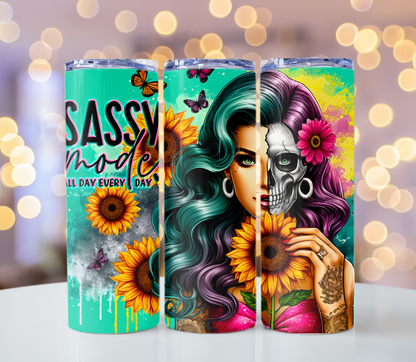 Sassy Mode Sarcastic Tumbler | Glitz & Glamour Tumblers