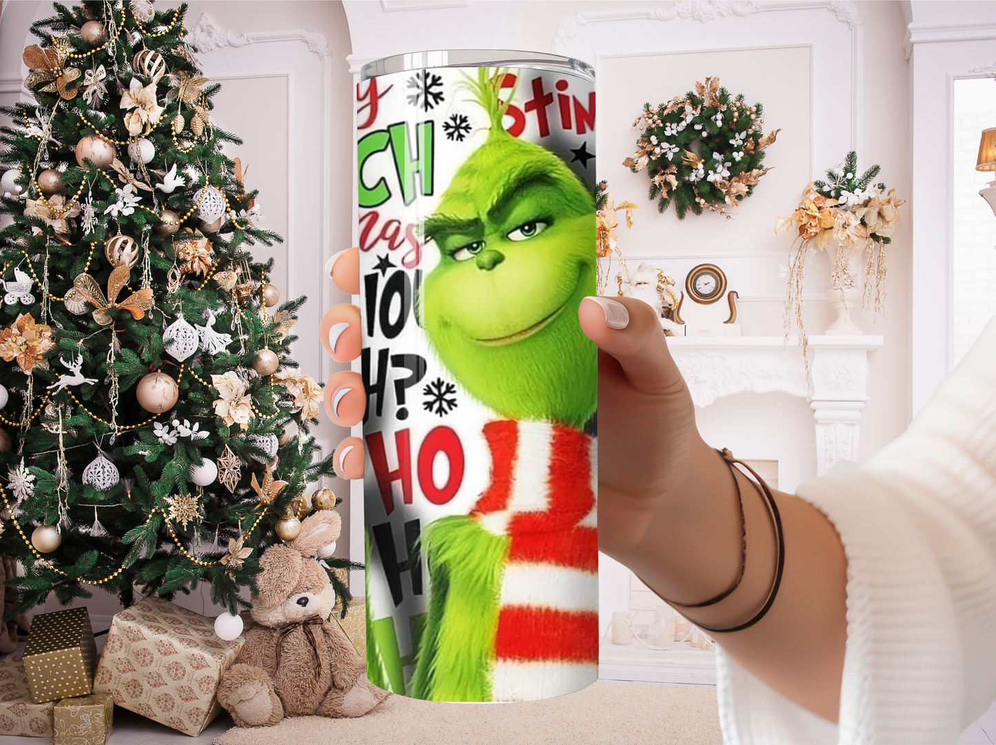 20oz Christmas Character tumbler