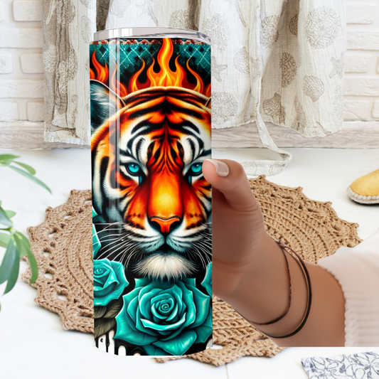 20oz Tiger Tumbler | Glitz & Glamour