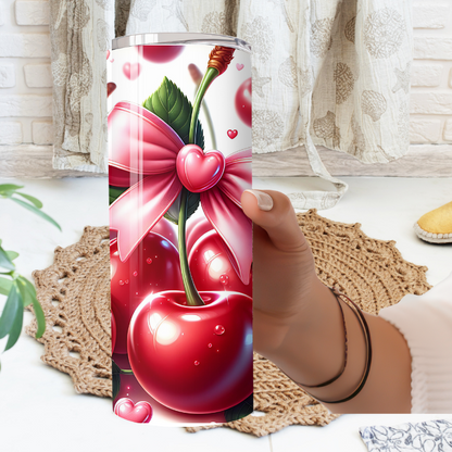 Cherry 20oz Tumbler | Glitz & Glamour